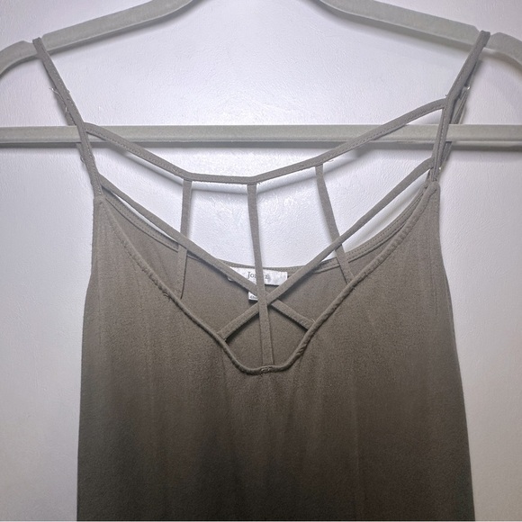 JODIFL Green Olive Crossing Straps Across Chest Size Large - Picture 2 of 6